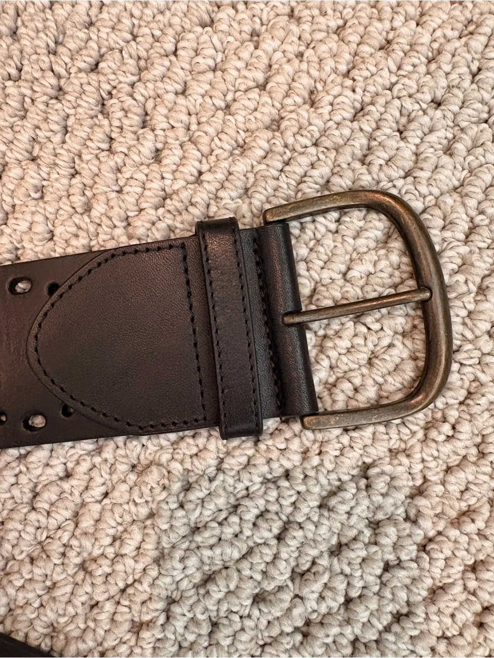 NWOT CAbi Perforated Belt, sz L